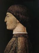 Piero della Francesca porteait de sigismond malatesta oil painting artist